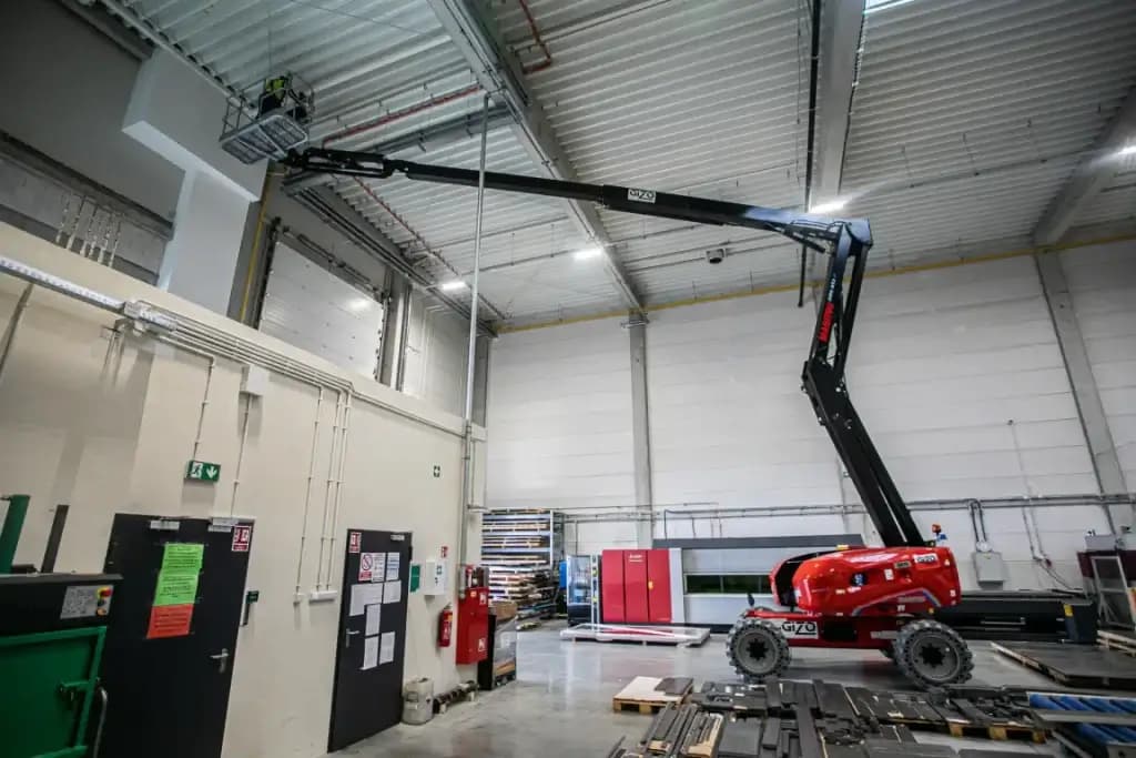 Podnośnik Manitou w akcji